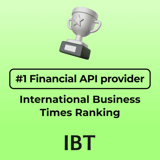#1 financial api provider